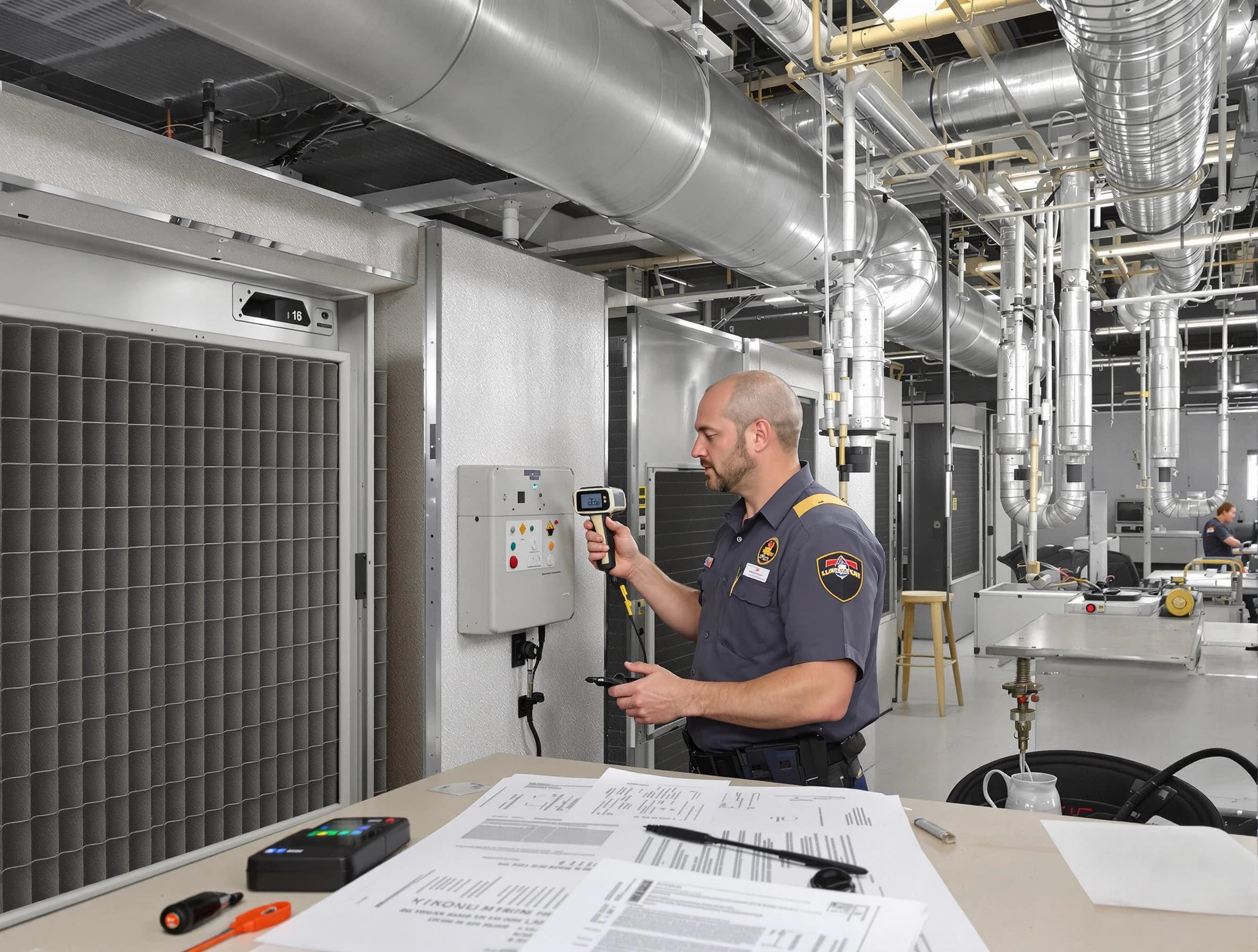 Professional filter system inspection by Sugar Hill Air Duct Cleaning in Sugar Hill