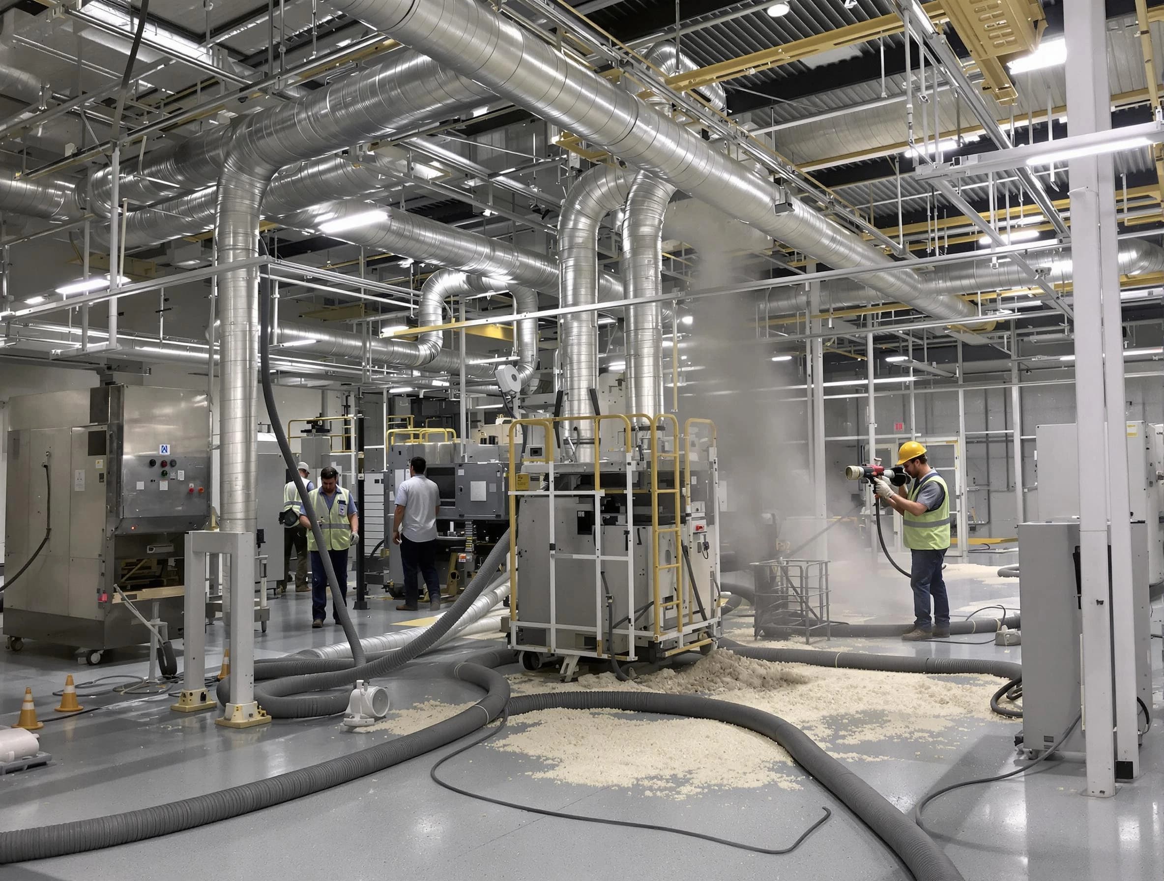 Heavy-duty industrial duct cleaning by Sugar Hill Air Duct Cleaning in Sugar Hill