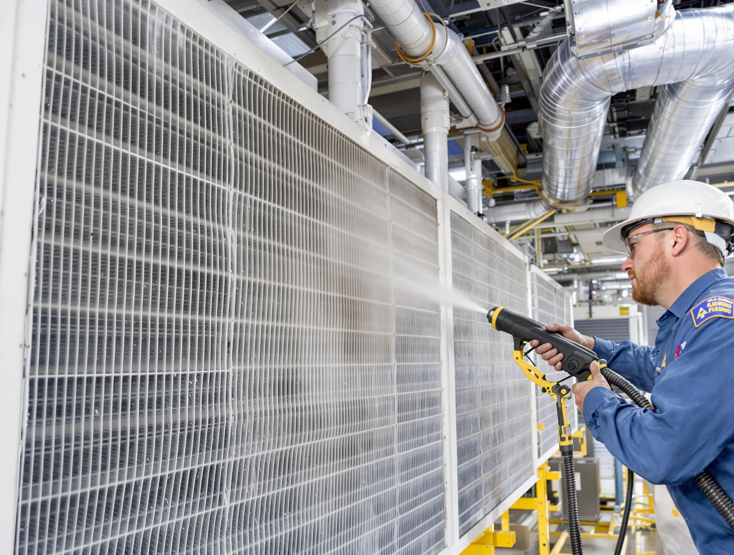 Professional commercial coil cleaning by Sugar Hill Air Duct Cleaning in Sugar Hill