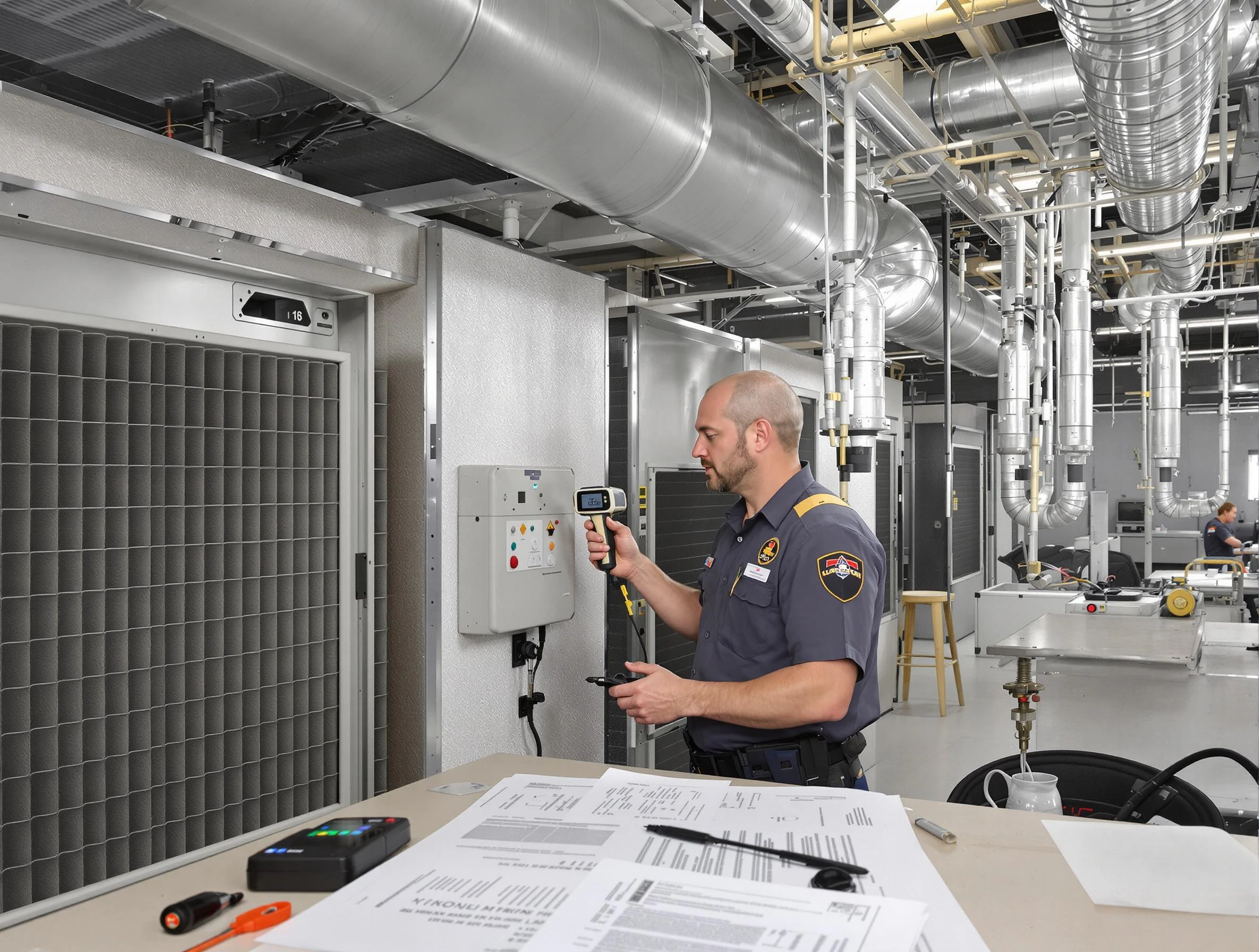 Professional filter system inspection by Sugar Hill Air Duct Cleaning in Sugar Hill